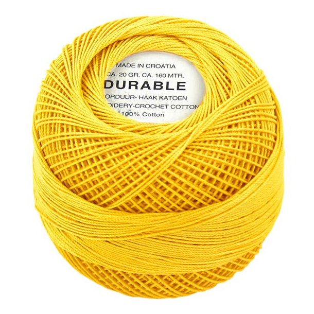 Crochet cotton, 1009 Yellow