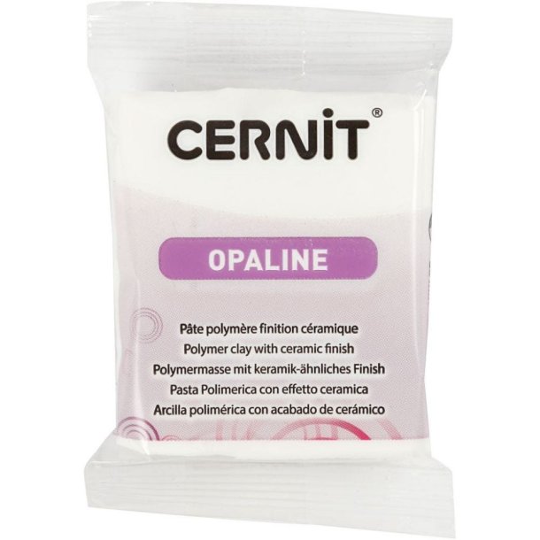 Cernit Opaline, 56g, Hvid porceln 010