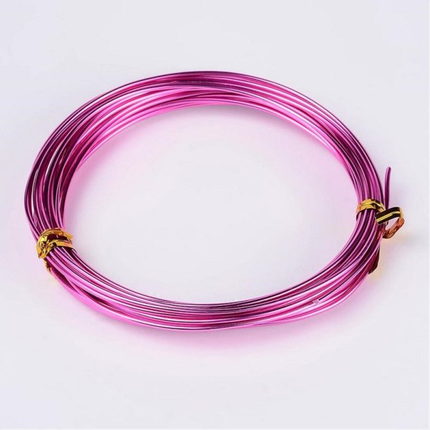 Aluminium Wire, 1,5 mm, 5 m, Pink
