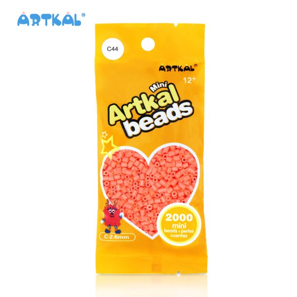 Artkal Mini Beads, 2000 stk, C44 Burning Sand
