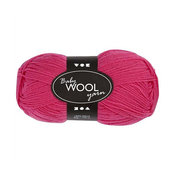 Baby Wool Yarn Cerise 41342