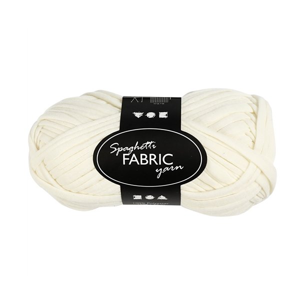Spaghetti Fabric Yarn, R Hvid 42402