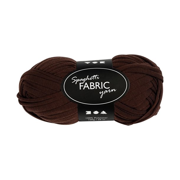 Spaghetti Fabric Yarn, Brun 42409