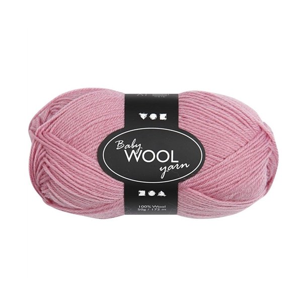 Baby Wool Yarn Mrk Rosa 41325