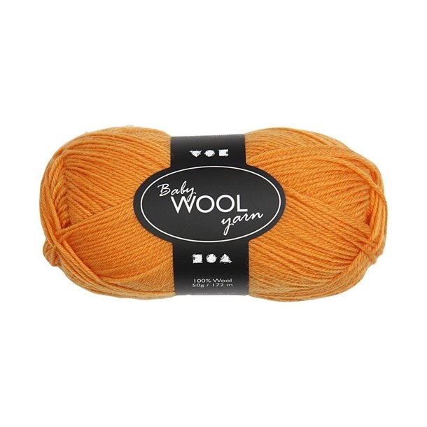 Baby Wool Yarn Orange 41326