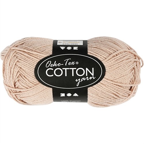 Regeringsforordning Embankment Cusco Oeko-Tex® Cotton Yarn, Pudder 431160 - Oeko-Tex® Cotton Yarn - ByLind.com