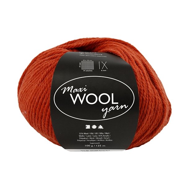 Maxi Wool Yarn Rustrd 447406