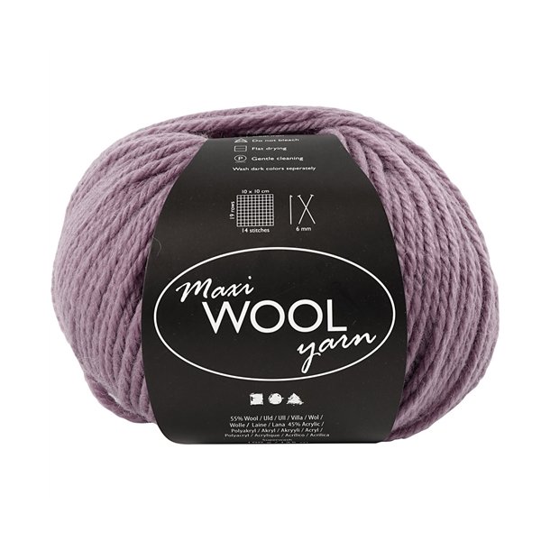 Maxi Wool Yarn Lavendel 447408