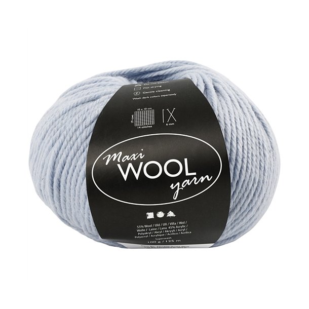 Maxi Wool Yarn Lysebl 447409