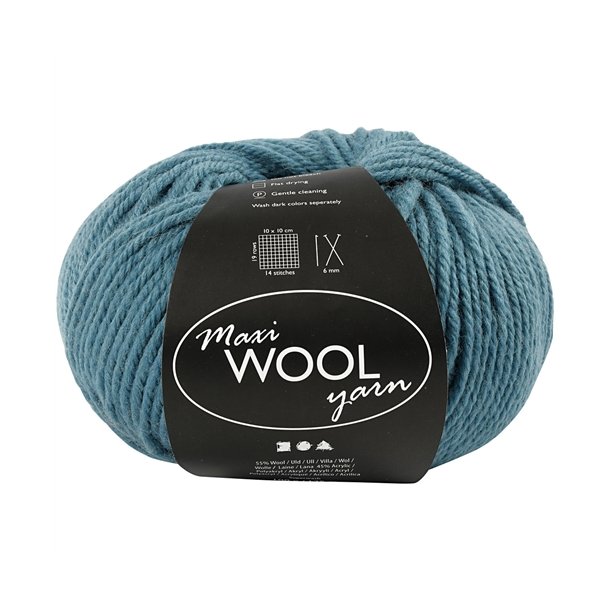 Maxi Wool Yarn Petrol 447411