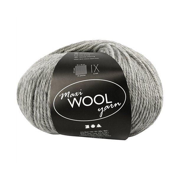 Maxi Wool Yarn Gr Melange 447418