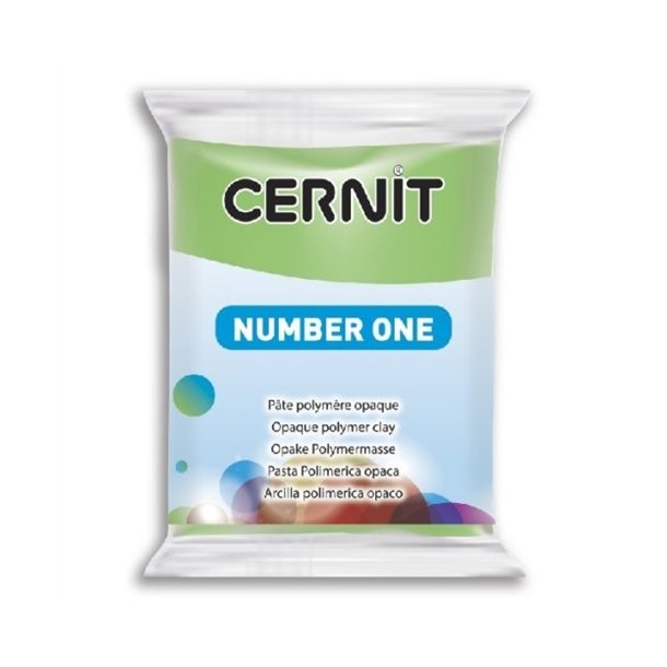 Cernit Number One, 56g, Lysegrn 611