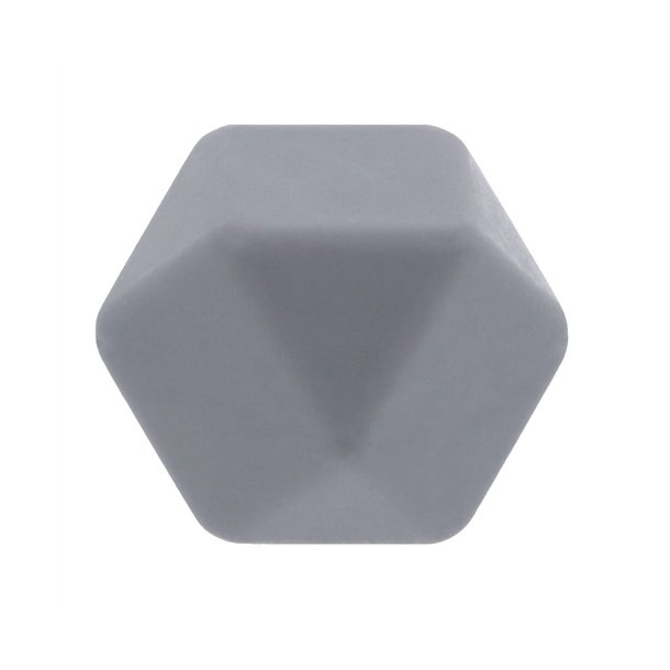Silikone perle, Hexagon, 17 mm, Gr 004